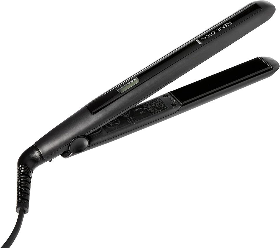 Super Glide Ceramic Hair Straightener (AU Plug), Digital Heat Settings up to 230°C + LCD, 15 Second Fast Heat Up, 110Mm Tourmaline Ceramic Plates Prevent Frizz - Black