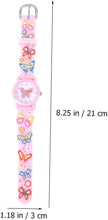 Load image into Gallery viewer, Butterfly Watch Girl Watch Ornament for Kids Toddler Watches Kids Watches for Girl Kids Watch Ornament Funny Kids Watch Plastic Pink Adorable Cartoon Watch Adorable Toddlers Watch
