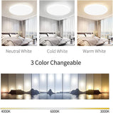 LED Ceiling Light - 11 Inch 20W 2000 Lumens Neutral 4500K, Bright Flush Mount Ceiling Light Fixture for Bedroom Kitchen Hallway - Not Dimmable