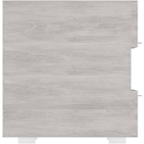 Bathroom Cabinet Indoor Home Laundry Room Washroom Toilet Rack Cupboard Storage Cabinet Shelf Furniture Concrete Grey Engineered Wood