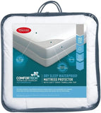 Comfortech Dry Sleep Waterproof Mattress Protector, King Single