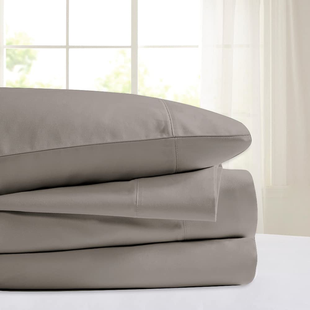 2000TC Cooling Bamboo Sheet Set, King, Grey