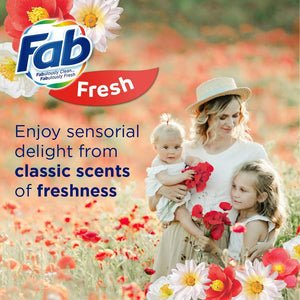 Fresh Blossoms, Laundry Detergent Washing Powder, 4 Kilograms