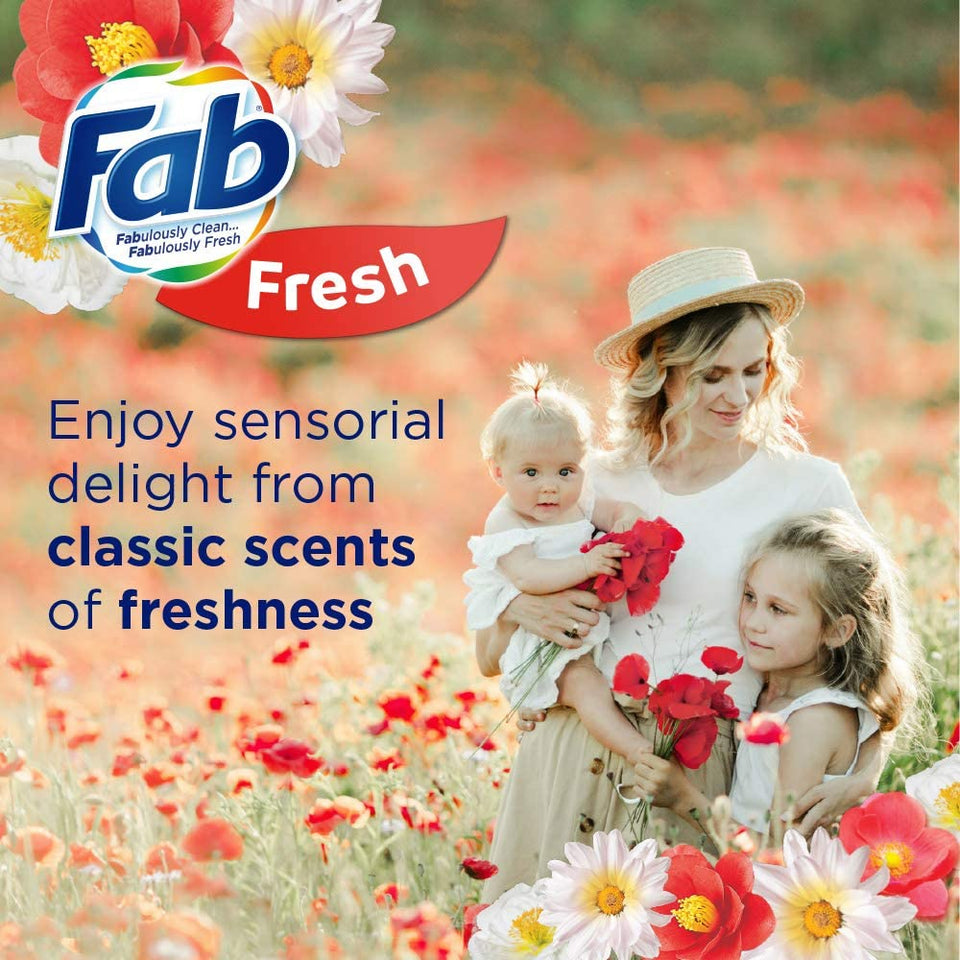 Fresh Blossoms, Laundry Detergent Washing Powder, 4 Kilograms