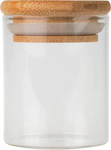 Load image into Gallery viewer, 【AU Stock】 Empty 22 Piece Bamboo Spice Jar Starter Pack with Wooden Lids Glass Food Storage Jars with Bamboo Lids | 3 Sizes Included 12 X 75Ml, 6 X 250Ml, 4 X 500Ml
