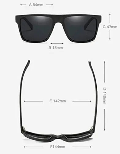 Men's Polarized Sunglasses UV400 Protection Black Billboard pattanaustralia