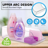 [2 Pack]  Clear Stackable Can Dispenser for Refrigerator - Soda Beverage Can Organiser Fridge/Pantry Storage Organiser for Cabinets, Countertops, Kitchen Storage & Organisation
