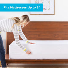 Load image into Gallery viewer, Zippered Mattress Encasement - Waterproof &amp; Bed Bug Proof - Premium Noiseless &amp; Absorbent Cover – Queen, White
