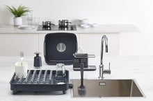 Load image into Gallery viewer, Caddy Kitchen Sink Area Organiser with Sponge Holder and Cloth Hanger – Grey
