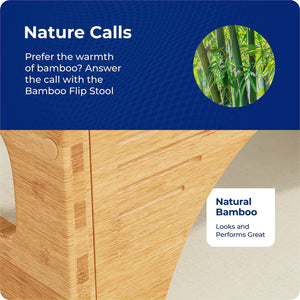The  Flip Bamboo Toilet Stool