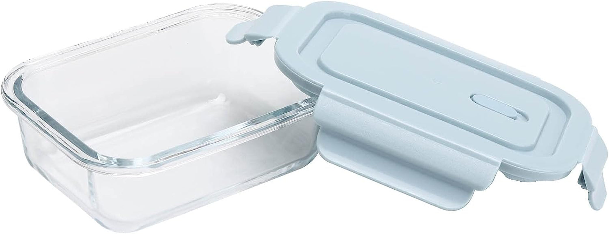 10 Pieces Glass Meal Prep Containers, Food Storage Containers with Lids Airtight, Glass Lunch Boxes, Microwave, Oven, Freezer and Dishwasher Safe 1040Ml and 410Ml