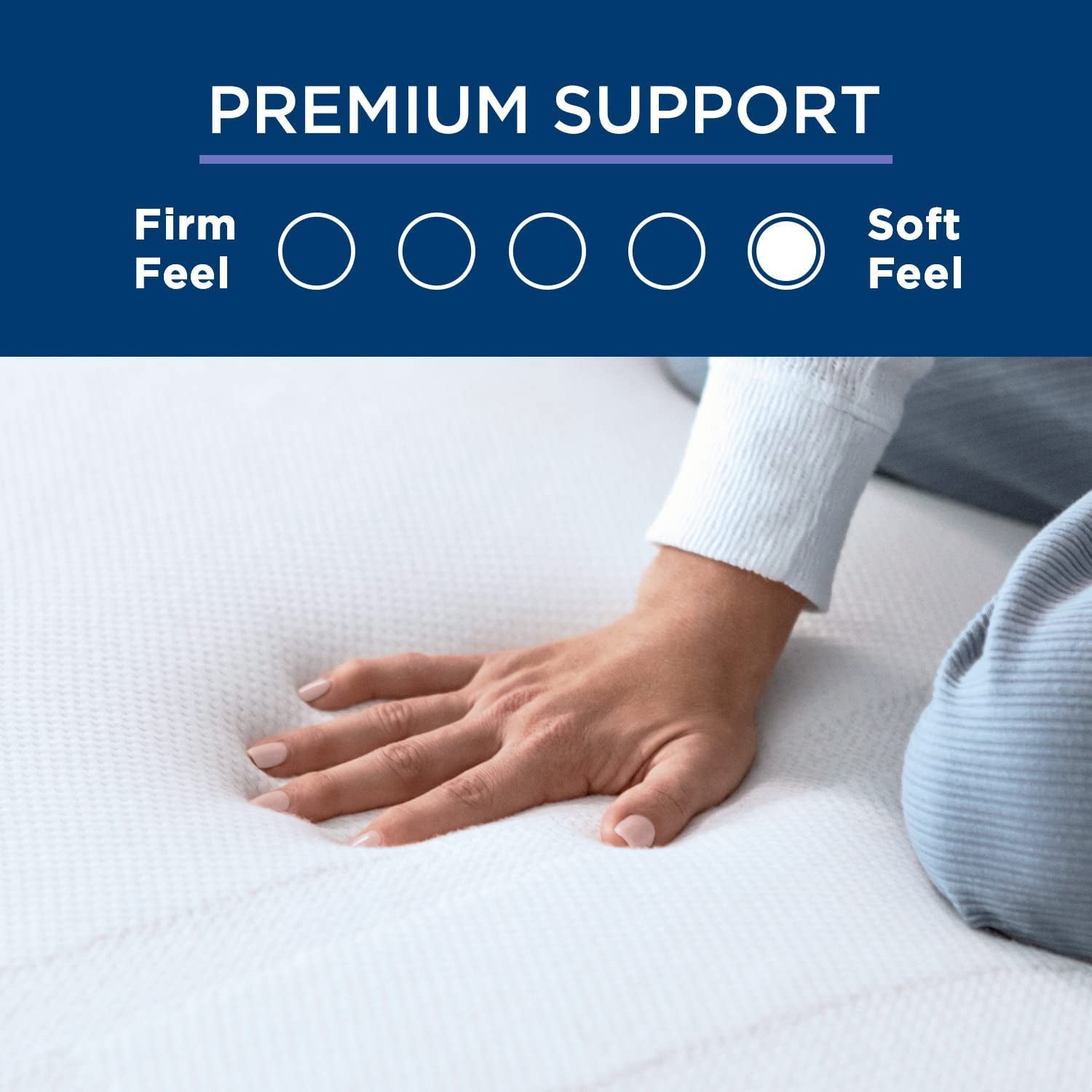 Tempur-Adapt (Supreme) 3" Memory Foam Mattress Topper, King