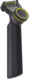 Oneblade Pro Face Shaver Trimmer with Rechargeable 90Min Li-Ion Battery, 1 Hour Charge Time, 14-Length Precision Comb and LED Digital Display, Chrome, QP6530/15