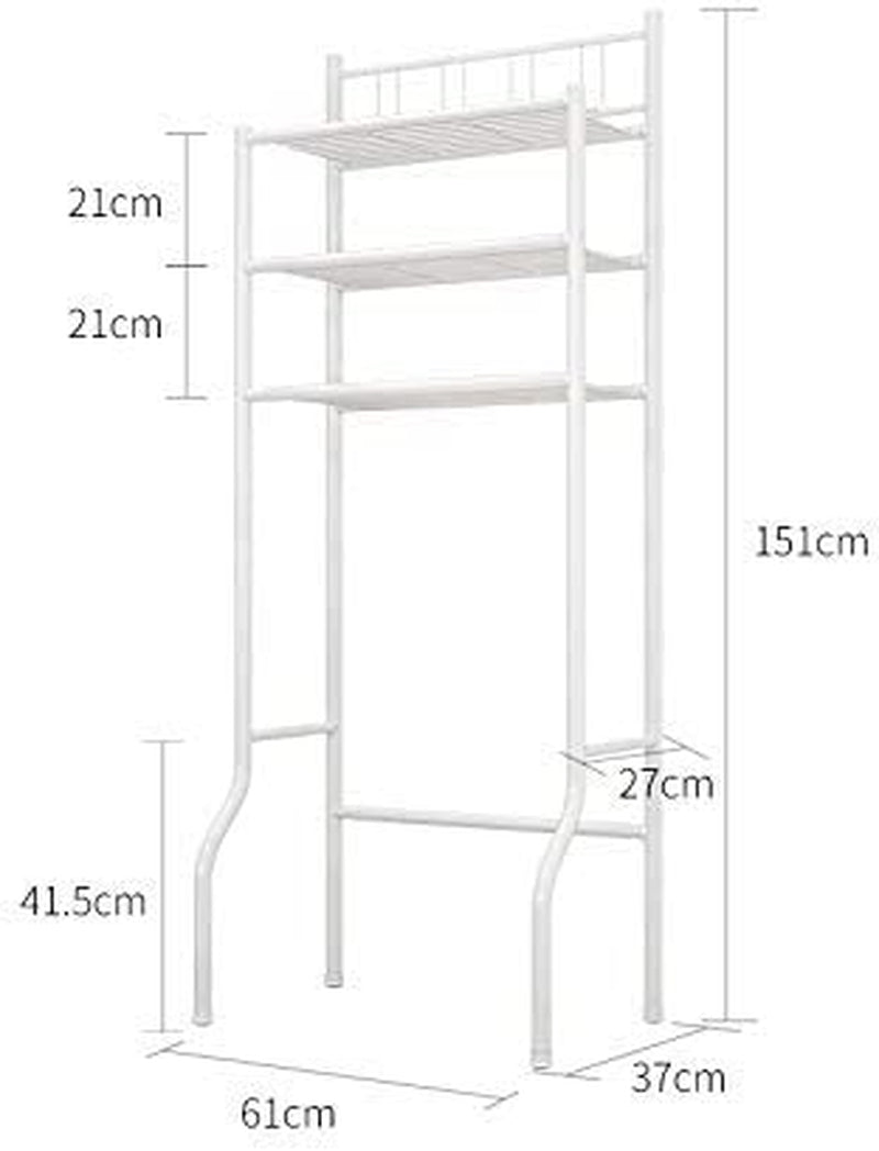 Storage Rack over Toilet/Bathroom/Laundry/Washing Machine Towel Shelf
