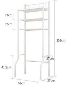 Storage Rack over Toilet/Bathroom/Laundry/Washing Machine Towel Shelf