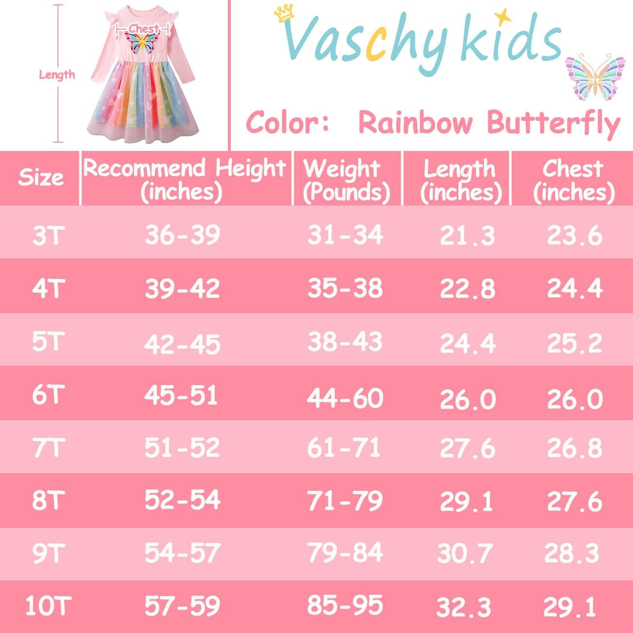 Dress for Girls, Soft Twirly Stretchy Casual Ruffle Daily Dress for Toddler/Little/Big Kid Girls Clothing 3-9T Clothes