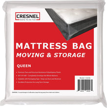 Load image into Gallery viewer, Mattress Bag for Moving &amp; Long-Term Storage - Queen Size - Enhanced Mattress Protection with Extra Thick Tear &amp; Puncture Resistance Polyethylene

