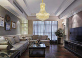 Crystal Chandeliers Chandeliers for Dining Room （15.7Inx21In） Gold Chandelier Can Be Used in Dining Room, Living Room, Bedroom, Entrance, Staircase, Kitchen Island