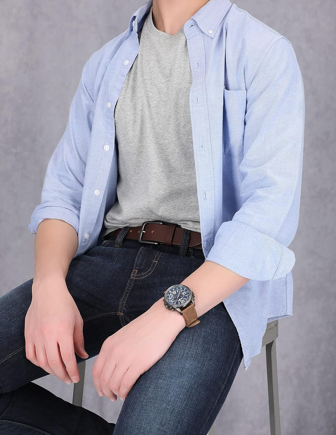 Men'S 35Mm Classic Jean Belt