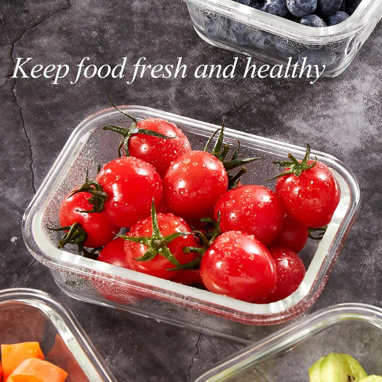 Glass Food Storage Containers with Lids Airtight, Glass Meal Prep Containers for Lunch Food Storage with Lids, 24 Pcs Glass Food Container Set-100% Leak Proof -BPA Free-Microwave, Oven, Freezer and Dishwasher Safe