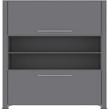 Bathroom Cabinet Indoor Home Laundry Room Washroom Toilet Rack Cupboard Storage Cabinet Shelf Furniture Grey Engineered Wood