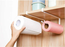 Load image into Gallery viewer, Kitchen Cabinet Cupboard under Shelf Storage Paper Towel Roll Holder Dispenser Napkins Storage Rack
