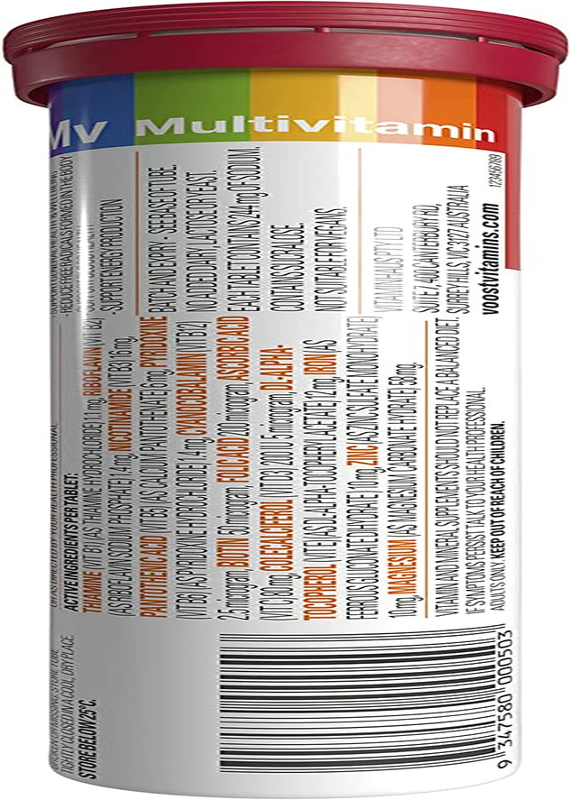 VÖOST Multivitamin Orange Effervescent Tablets 20 Pack
