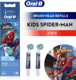 Stages Kids Spiderman 3+ Years Toothbrush Brush Heads 2 Count