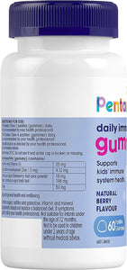Kids Daily Immune Support 60 Gummies, Natural Berry