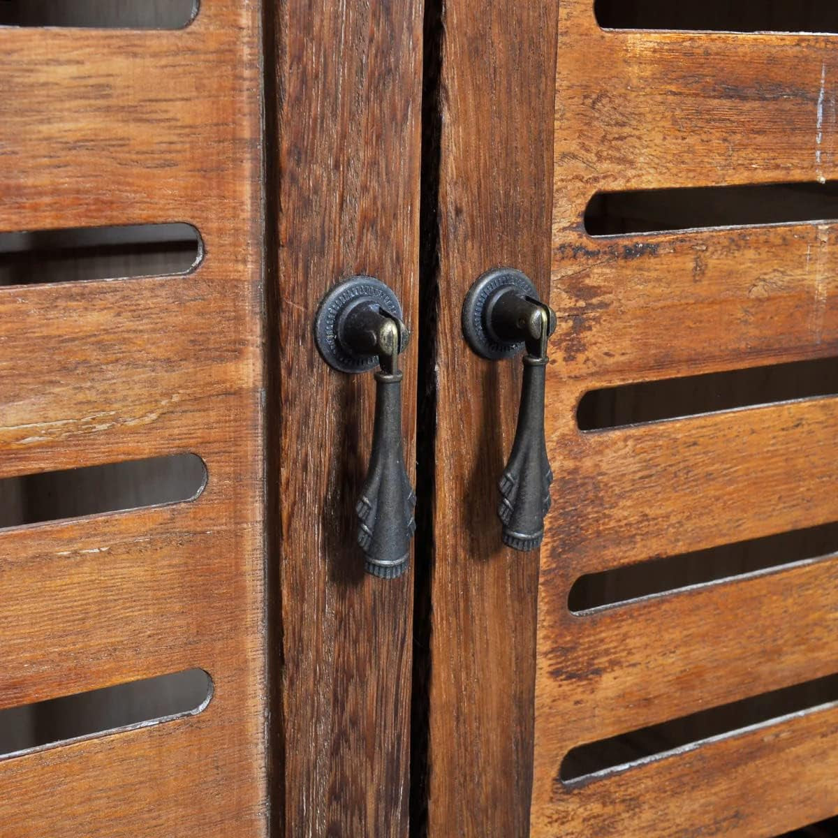 Bathroom Storage Cabinet Cupboard Chest Shelf Albuquerque Wood Brown