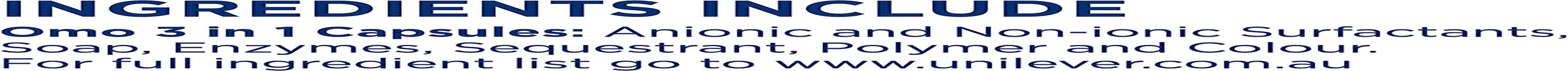 Sensitive 3 in 1 Laundry Detergent Liquid Capsules 60 Washes, 1.26Kg, Fragrance Free