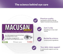 Load image into Gallery viewer, Areds 2 Dry Eye Tablets for Age-Related Eye Health,Eye Vitamin &amp; Mineral Supplement with Lutein, Zeaxanthin &amp; Ginkgo Biloba to Improve Eyesight | Eye Supplements for AMD
