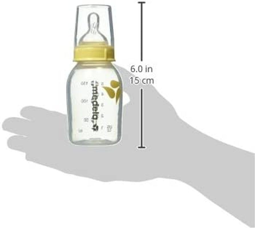 Breastmilk Bottle 150Ml with Wide Base Teat, Pack of 3
