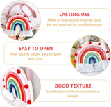 Zipper Wallet Kids Toddler Purse Rainbow Handbag Creative Crossbody Bag Hanging Decor Kids Purse