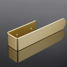 Load image into Gallery viewer, Bathroom Towel Holder Rack Adhesive,  Modern Thicken Rustproof Hand Towel Rack Bath Towel Bar for Bathroom Kitchen (Aluminium, Gold，20Cm)
