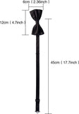Men'S Pre-Tied Bow Ties Tux Bowtie Adjustable Formal Neck Bowtie for Parties (Black)