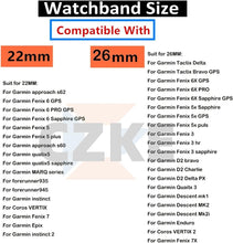 Load image into Gallery viewer, Stretchy Solo Loop Strap for Garmin Tactix Delta Strap 26Mm Elastic Nylon Braided Watchbands (Color : B, Size : 26MM)
