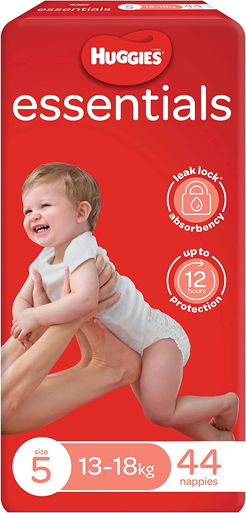 Essentials Nappies Size 5 (13 - 18Kg) 44 Count