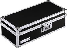 Load image into Gallery viewer, Locking Medicine Storage Box, 3.75 X 11.88 X 5.25 Inches, Black (VZ03480)
