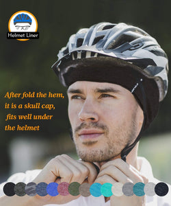 9" Multifunctional Lightweight Beanies Hats for Men Women Running Skull Cap Helmet Liner Sleep Caps