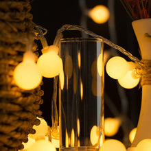 Load image into Gallery viewer, Globe String Lights Fairy Lights, 33Ft 100LED String Lights with 8-Mode Remote Waterproof Indoor Outdoor Hanging Lights Decorative Christmas Lights for Home Party Patio Garden Wedding (33Ft-Warm White)
