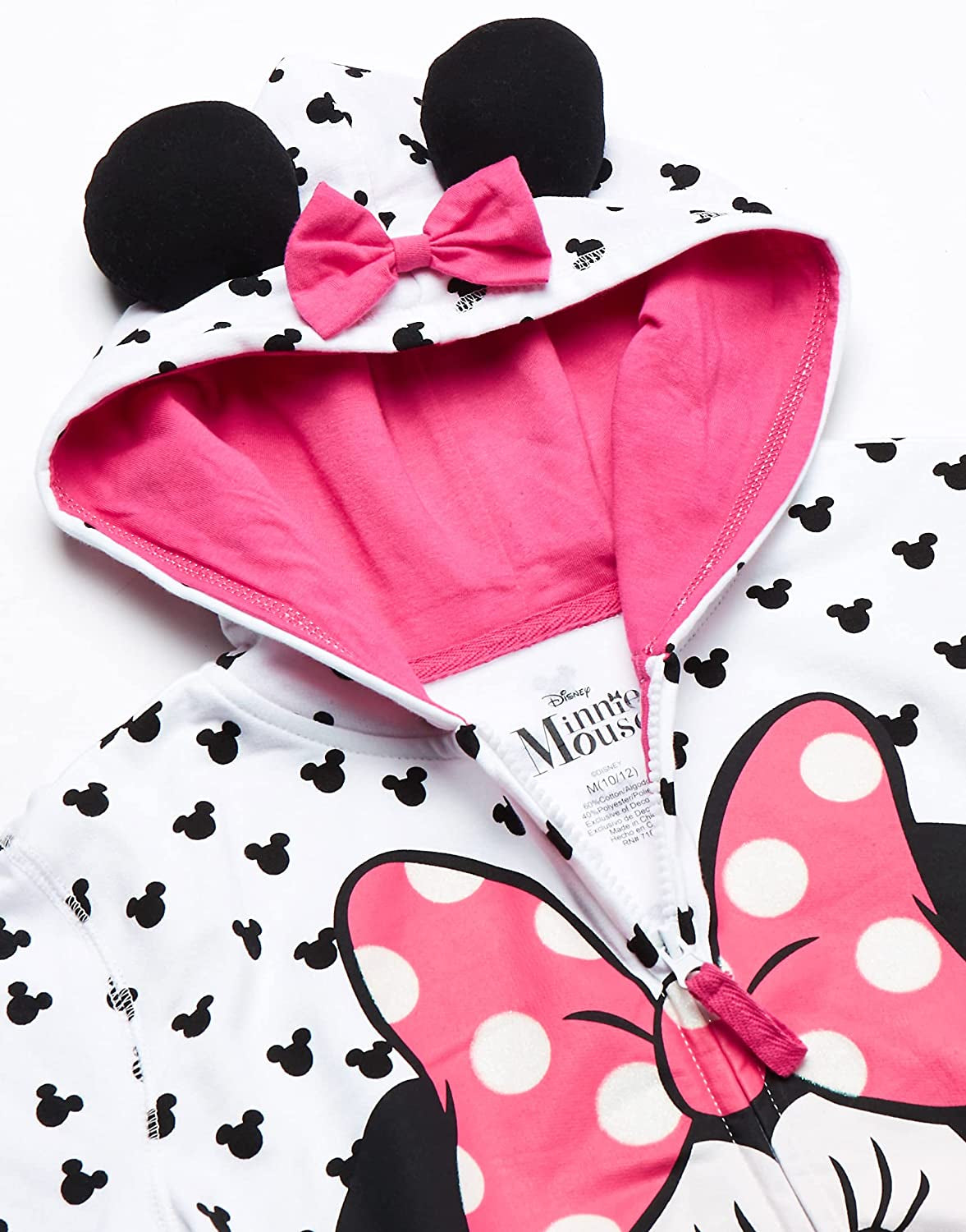 Girls' Minnie Hoodie with Bow and Ear