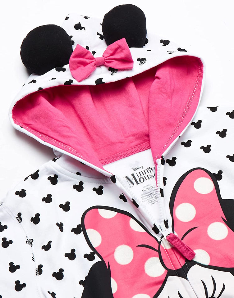 Girls' Minnie Hoodie with Bow and Ear