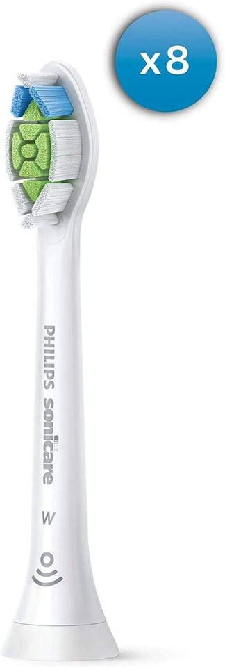 Sonicare Electric Toothbrush Heads - W2 Optimal White Standard (8-Pack), White, HX6068/67