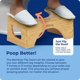 The  Flip Bamboo Toilet Stool