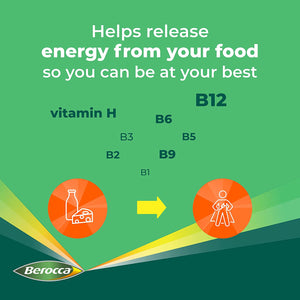Energy Vitamin with 12 Essential Vitamins and Minerals to Help Support Physical Energy and Mental Sharpness, Orange Flavour, 75 Effervescent Tablets