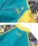 Boys Girls One Piece Water Sport Short Swimsuit UPF 50+ Rash Guard