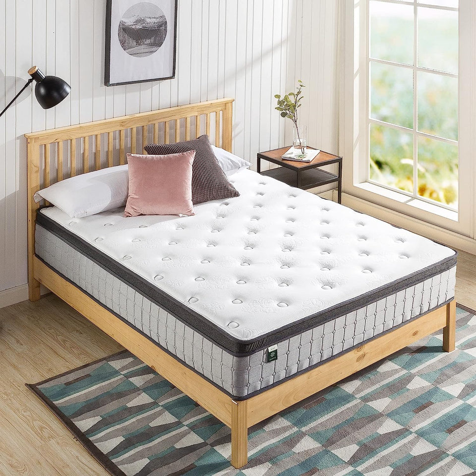 Support plus Queen Mattress | Icoil Pocket Springs Eurotop/Firm Plush Foam | 10Yrs Warranty | Medium Feel Bed