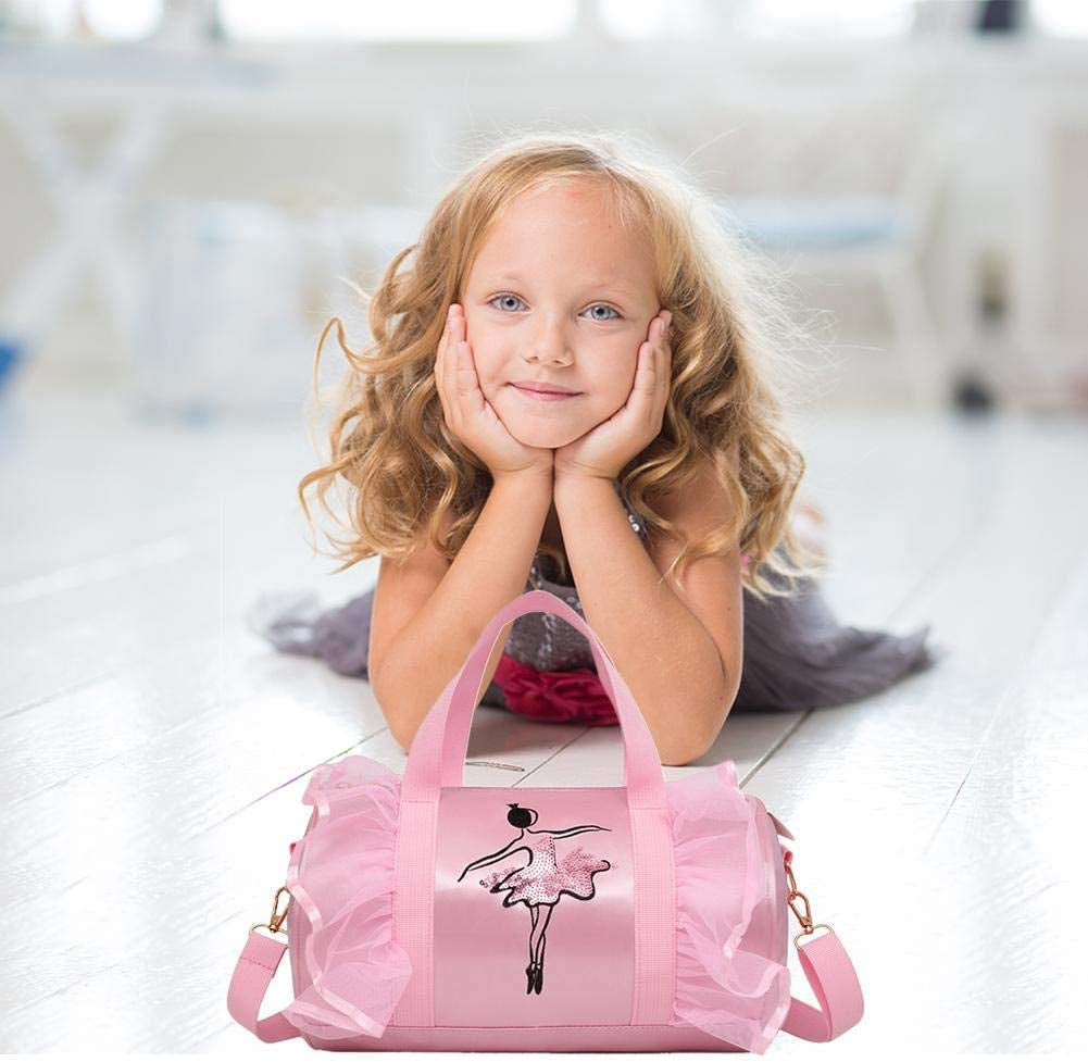 Dance Bag for Girls,Dance Bags for Little Girls Toddler Dance Bag Tutu Bag - Gymnastics Bag Girls Dance Bag Ballet Bags for Girls 4-10