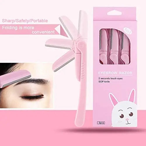 Pink Makeup Sponge, Round Head Small Mushroom Puff , Wet and Dry Air Cushion BB Cream Foundation Flutter, Face & Eyebrow Hair Removal Razor pattanaustralia